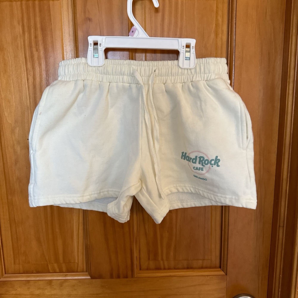 Hard Rock Cafe Cream Shorts